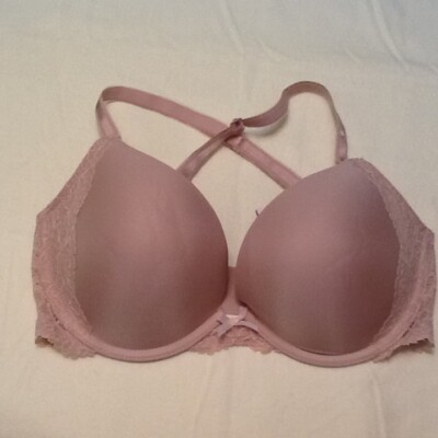 Soutien-gorge Push-up Victoria's Secret Dream Angels - 32DD - Rose Clair Avec Strass