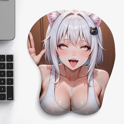3D Koneko Toujou [High School DxD] Silicone Mouse Pad Table Mat Game Pad 26x21cm