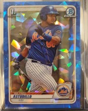 Wilfred Astudillo 2020 Bowman Chrome Sapphire 1st Bowman #BCP37 New York Mets