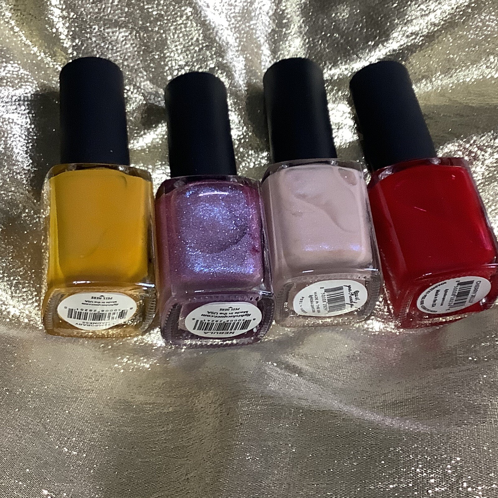 New Lights Lacquer Nail Polish set of 4 eBay