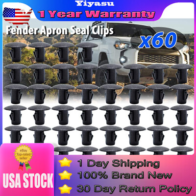Set Of 4 Splash Guard Seals With Clips For Toyota FJ Cruiser 2007-2014