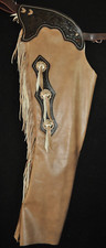Custom Made Leather Chaps/New Buckskin Shotgun Chaps/Made In USA