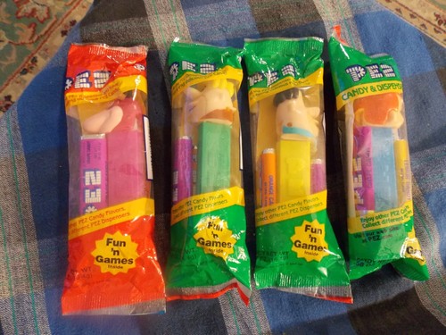 FLINTSTONES FRED PEABLES BARNEY DINO Pez Dispenser LOT OF 4 SEALED Made Slovenia - Picture 5 of 5
