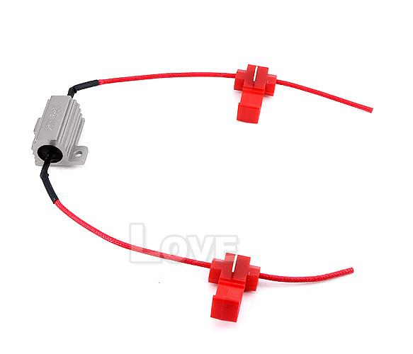 4 Pcs 50W 12V 6Ω LED Indicator Flash Rate Relay Load Resistor Bulbs