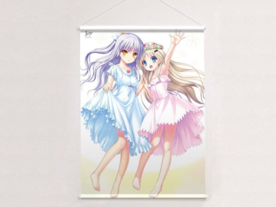 NEW Key Kanade & Kudryavka B1 Tapestry Angel Beats Little