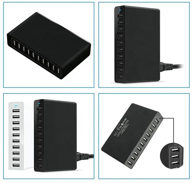 Caricatore USB AIR2GO con 10 Porte e Quick Charge foto 5