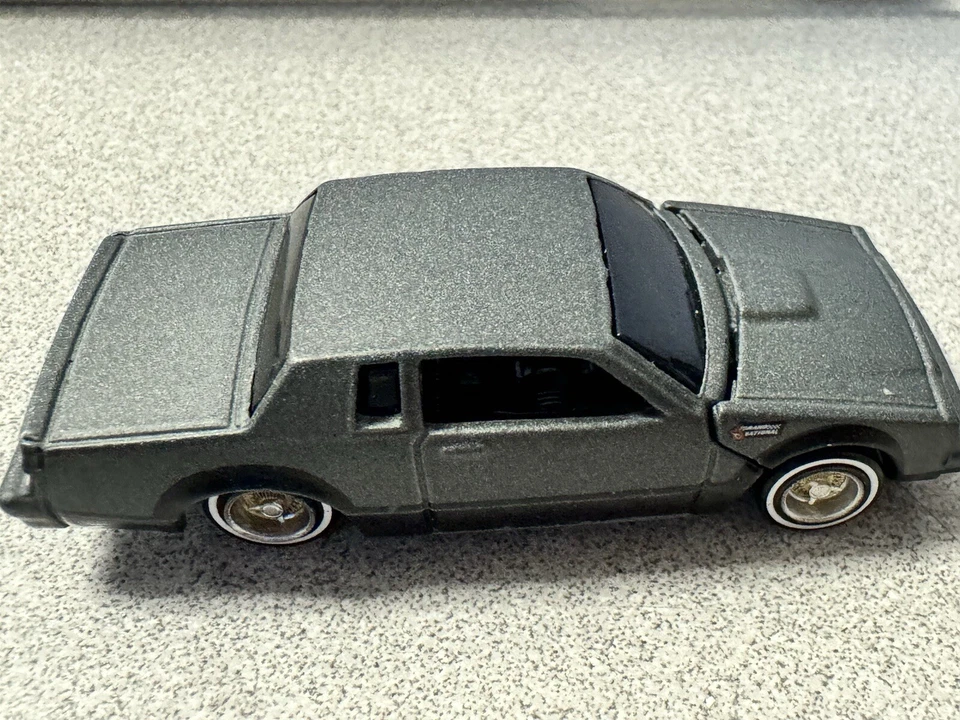 2009 Hot Wheels Buick Grand National Gray And Black Loose Lowrider Wheel Swap - Image 4 of 4
