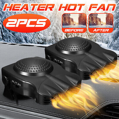 150W 12V Car Portable 2 in 1 Heating Cooling Heater Cool Fan Defroster Demister