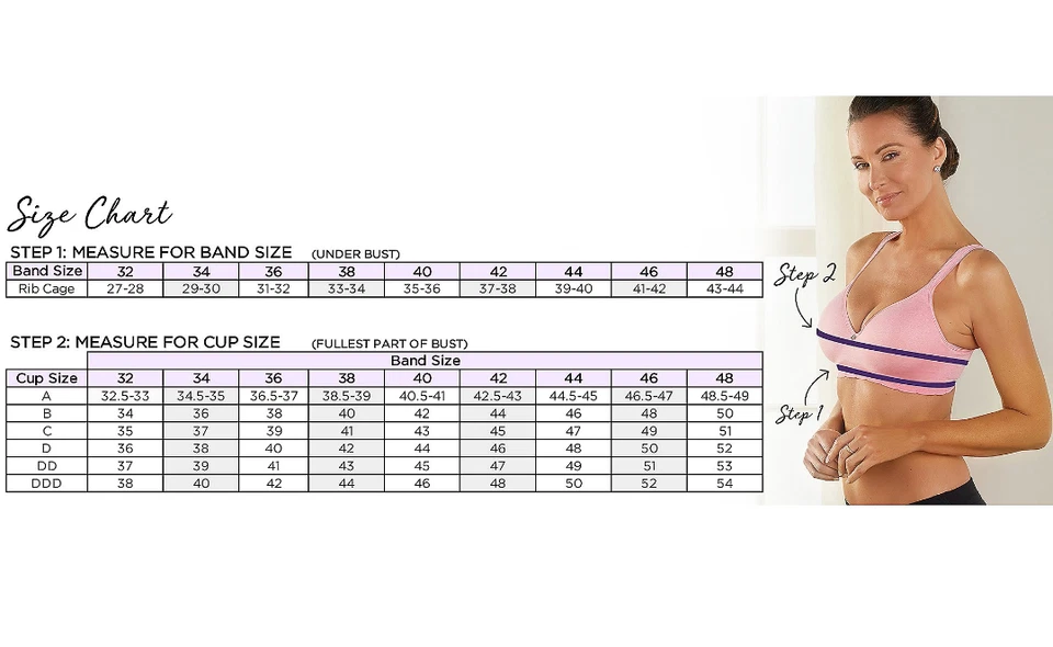 Breezies~Cotton Stretch Underwire Minimizer Bra~46DD~A633128~No Padding   11723 - Image 3 of 3