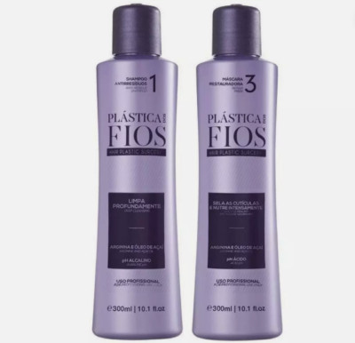 PLASTICA DOS FIOS HAIR DETOX KIT SHAMPOO AND BTOX MASK