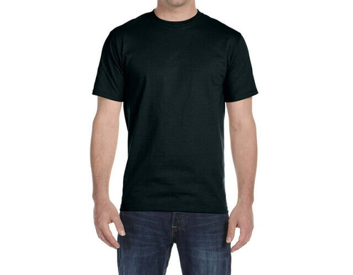Brand New 2 Pack Men's Hanes Premium Black Label Super Soft Black T-shirts XL
