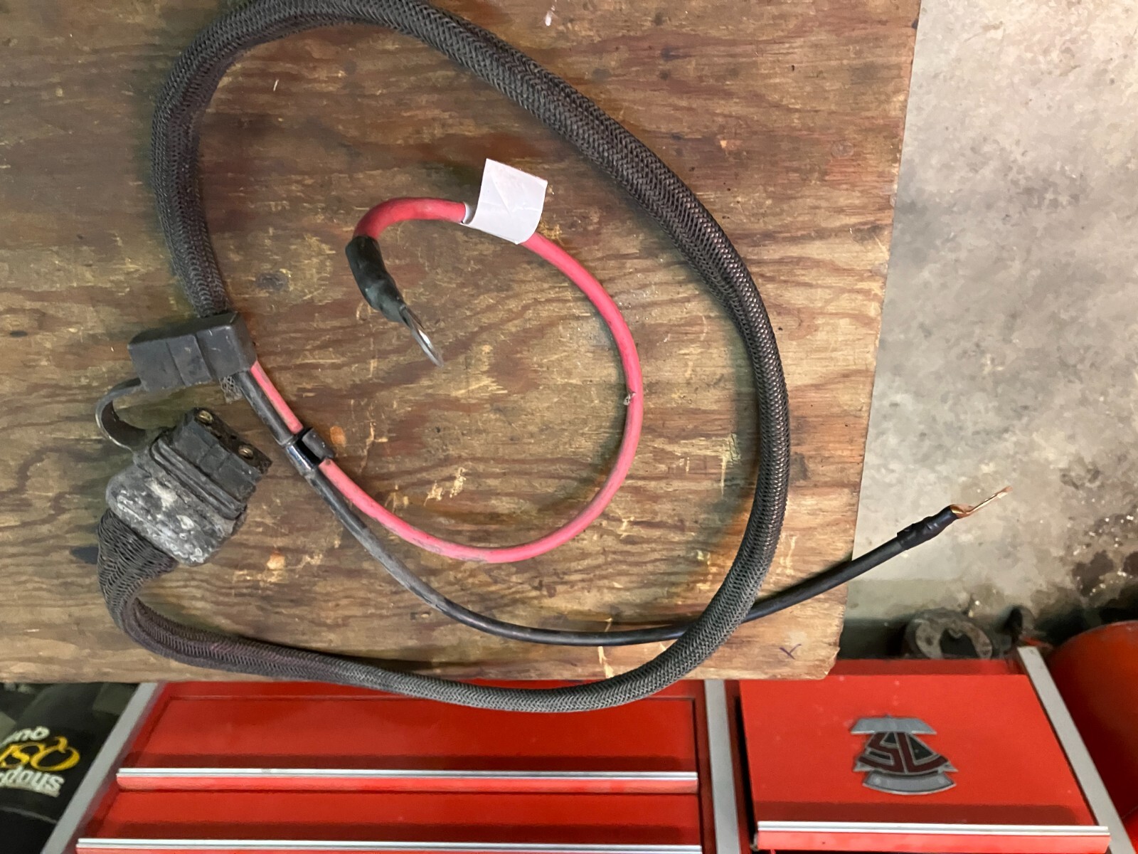 fisher plow wiring harness western snowplow battery power cable 63411