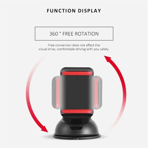 360 In Car Mobile Phone Holder Dashboard Suction Home Universal Mount Windscreen - Picture 3 of 13
