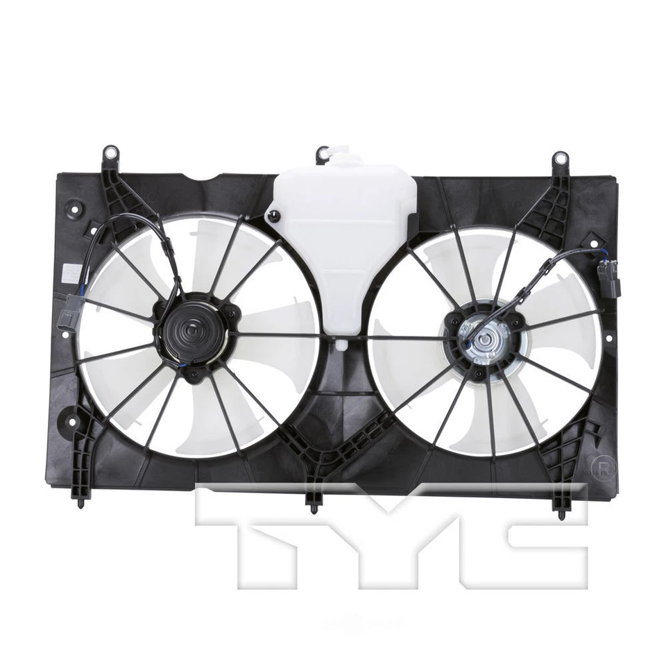 Dual Radiator and Condenser Fan Assembly TYC 621580 fits 2003 Honda Accord - Image 2 of 4