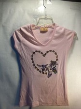 Plus One 1970s pink Panther small tshirt Girls Vintage Single Stitch