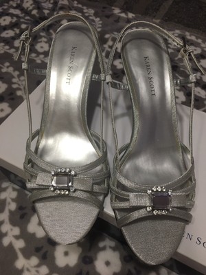 karen scott silver shoes