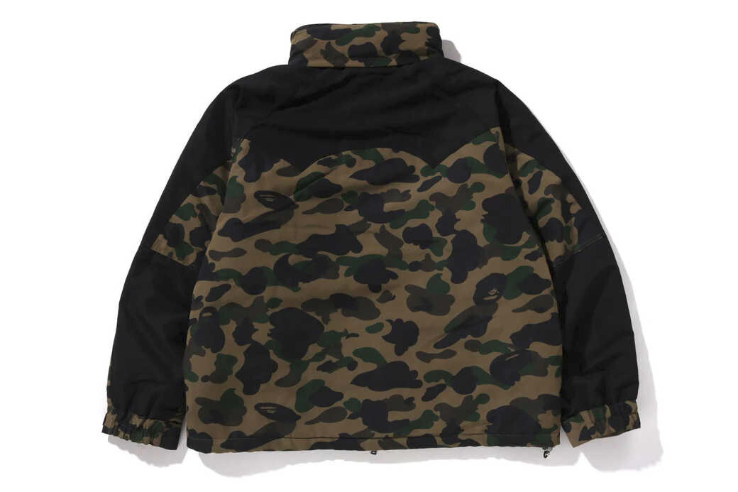 A Bathing Ape Men's Snowboard Jacket 2024 FW Model 1ST CAMO