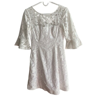 lace trim shift dress Lace Trim Mini Dress – Alicia DiMichele Boutique main image 1