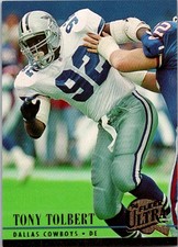 Tony Tolbert 1994 Ultra #77 Dallas Cowboys