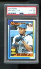 1990 Topps #336 Ken Griffey Jr. All-Star Rookie PSA 10 Graded Baseball Card MLB