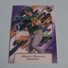 Topps 2025 Pristine Brent Rooker Athletics Serial Numbered #95 /99 Baseball