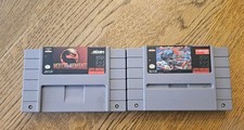Mortal Kombat & Street Fighter 2 for Super Nintendo (SNES) Authentic!