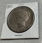 1921 P HIGH RELIEF SILVER PEACE DOLLAR AUTHENTIC HI GRADE U.S.MINT KEY DATE