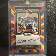 JEFF GORDON 04/24 PATENTED PENMANSHIP AUTOGRAPH by 2021 PRIZM RACING