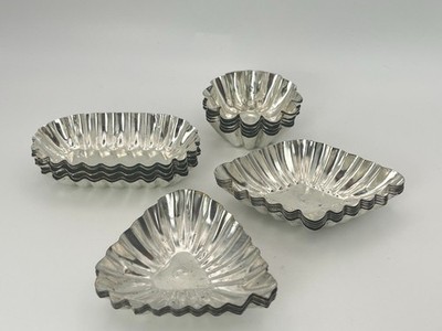 Vintage Sweden Fluted Tartlet Tins SANDBAKKEL Molds Pastry Baking - Set of 23