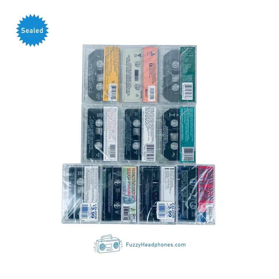 10 SEALED 70s Rock Compilation Cassette Tapes: Skynyrd Traffic Boston Yes Kinks - Image 3 of 3