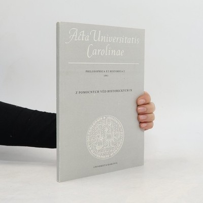 Acta Universitatis Carolinae: Philosophica et historica 2  |  kolektiv