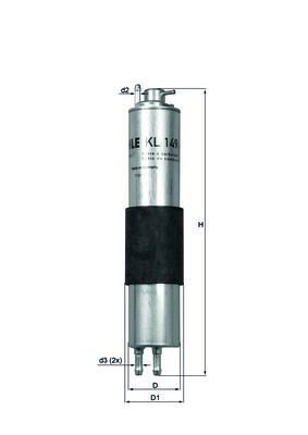 NEU - Knecht KL149 Kraftstofffilter FüR Alpina BMW-image