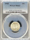 1945 Mercury Dime MS63 PCGS (#PA56199382)