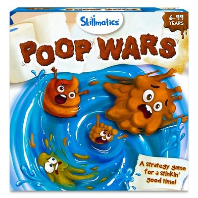 Skillmatics Card Game - Poop Wars, Fun & 15.5 x x 4 inches, Multicolor