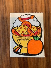 Vintage Scratch Sniff Sticker 80s - Mello Smello Peach Sundae