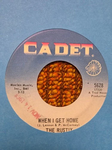 45 RPM Rustix CADET 5628 When I Get Home BEATLES VG++