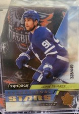 John Tavares 2020-21 UD Synergy Exceptional Stars GOLD PARALLEL #ES-14  328/449