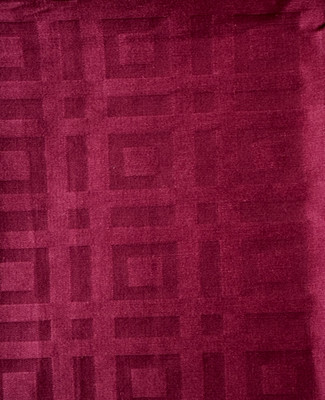 Groundworks Stewart Weave Ruby Designer Fabric Remnant 24''x24''