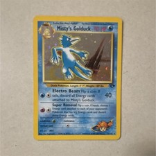 Pok mon Misty's Golduck 12/132 Gym Challenge Unlimited Holo Rare 70 HP
