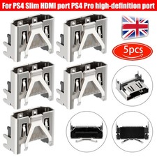 5Pcs HDMI Port Connector High-Definition Socket For PS4 PS4 Slim PS4 Pro Console