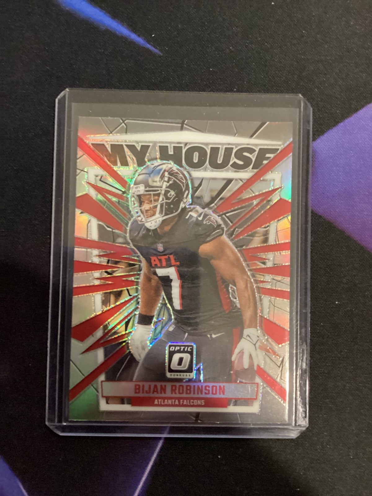 2023 Panini Donruss Optic - My House Bijan Robinson #4 Silver Prizm (RC)