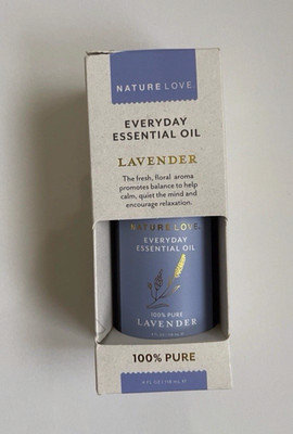 Nature Love Essential Oil Lavender 4fl. oz. New in Box