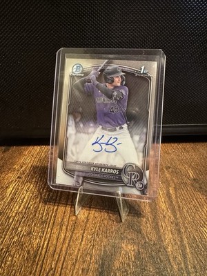 2025 Bowman Chrome Topps Certified Autographs Kyle Karros #CPA-KK (AU, RC)