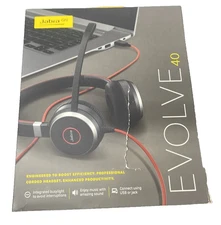 Jabra Evolve40 headset professional corded