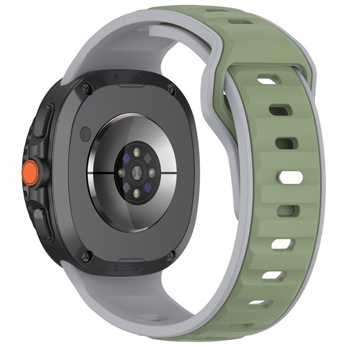 Bracelet sport en silicone bicolore pour Samsung Galaxy Watch8 Classic - Photo 58 sur 64