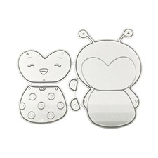 Cute Bee Metal Cutting Dies Stencil DIY Scrapbooking Album Paper Card Template