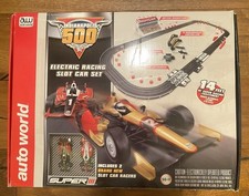 NEW Auto World Indianapolis 500 Electric Racing Slot Car Set 1:64 HO Scale 2014