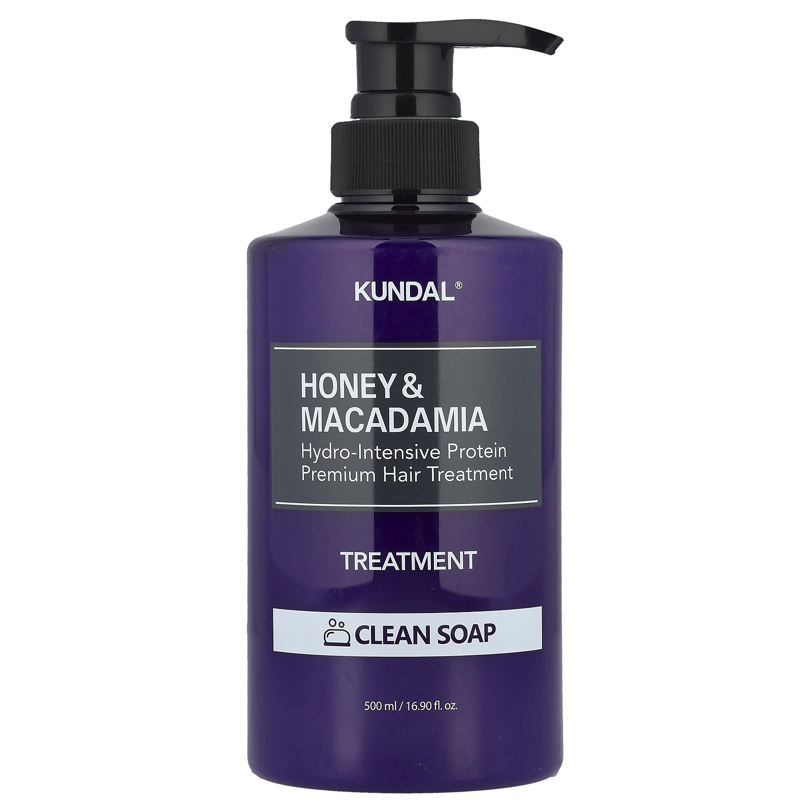 Honey - Macadamia, Treatment, Clean Soap, 16.9 fl oz (500 ml)