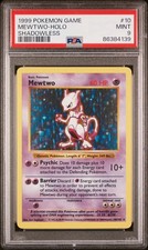 MEWTWO Pokemon 1999 Base Set Shadowless #10 Holo PSA 9 MINT on eBay