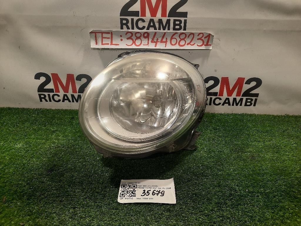 FARO ANTERIORE SINISTRO PER FIAT 500 Serie 45550748 SX 169A1000 (07>14)
